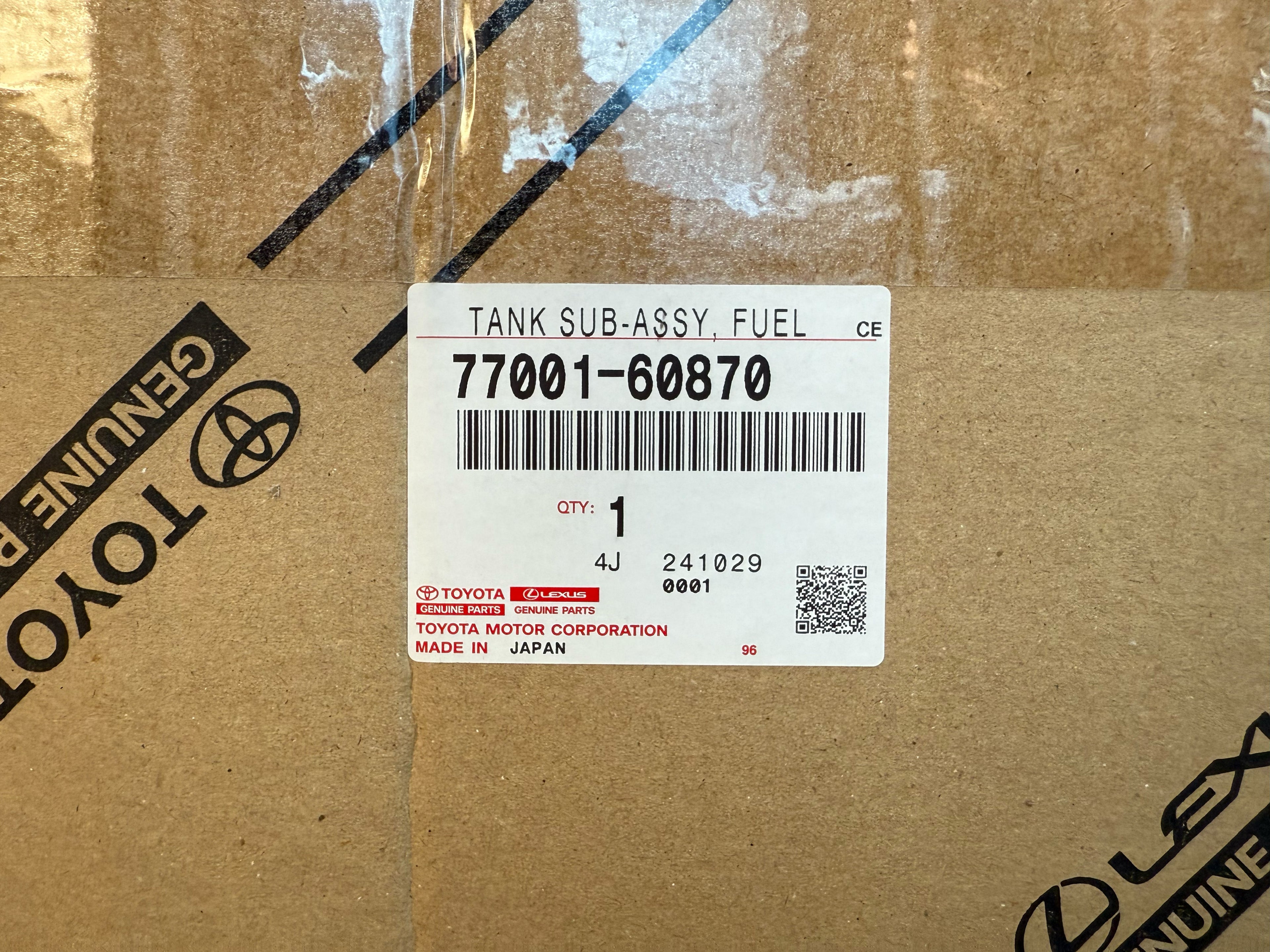 Secundaire brandstoftank set