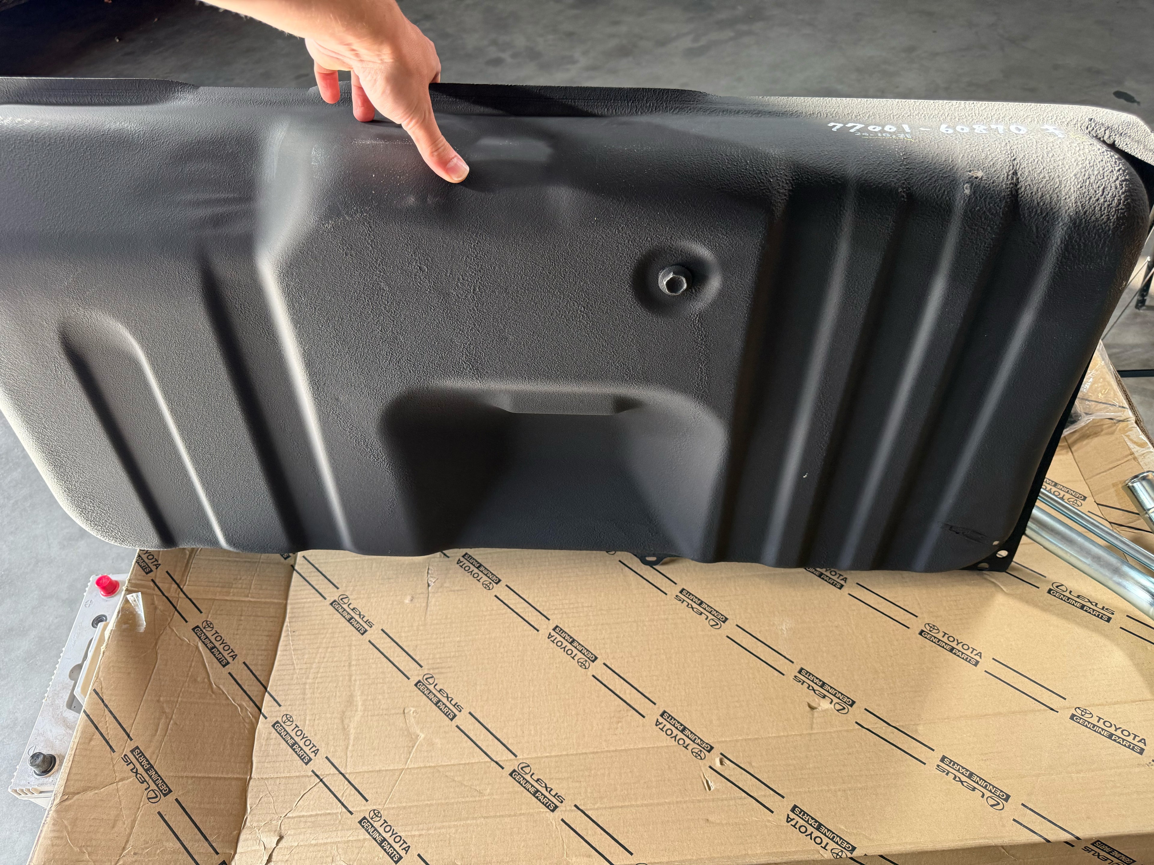 Secundaire brandstoftank set