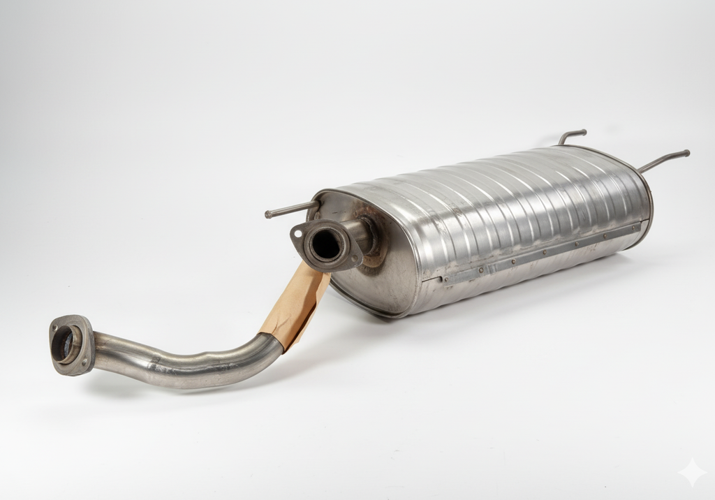 Uitlaat middendemper