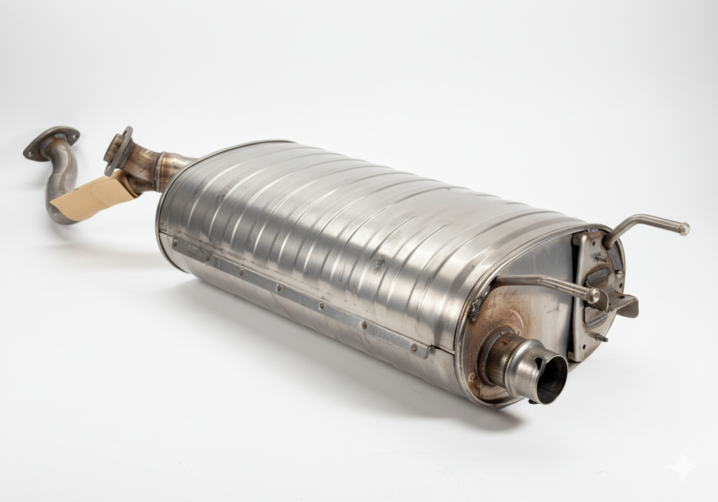 Uitlaat middendemper